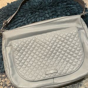 Vera Bradley blue leather bag purse